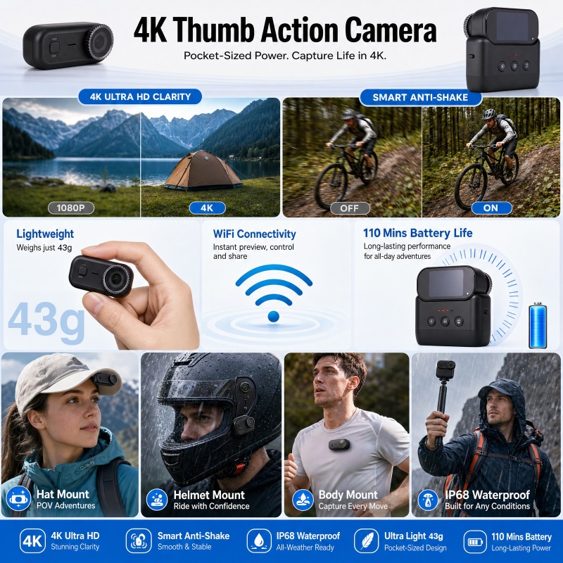 Экшн-камера APEX 4K: миниатюрн – обзор и цена Photographic Memory
